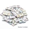 HOMICO 540 Pieces Dollhouse Miniatures Scene Model 100 Dollar Bills Mini Dollhouse Accessories, 6 Styles
