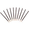 Yishenyishi Pack of 10 Curved Jumbo Bobby Pins,Hair Clips (Brown-10pcs)