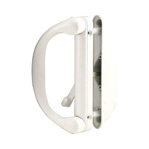 Sliding Patio Door Handle Set for Milgard, White