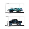 2 Pack Clear Acrylic Hot Wheels Display Case Hotwheels Matchbox 1/64 Scale Toy Model Cars Display Case UV Protect Storage Collectors