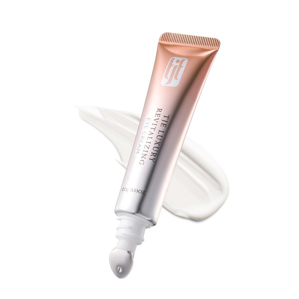 TJE Under Eye Cream Caffeine, Dark Circles Under Eye Treatment with Ectoine, Anti Aging Eye Serum with Cooling Massage Roller for Under Eye Bags And Puffy Eyes, 0.5 fl. oz (1pcs)