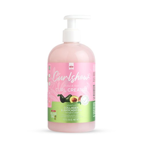 ORS Olive Oil Curlshow Curl Creator Infused with Collagen &amp; Avocado Oil for Strength &amp; Length (16...