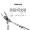 Professional Cuticle Nipper Mundial 772 PR - Brazilian Manicure Quality Long Handle Stainless Steel Trimmer Cutter for Fingernails and Toenails