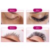 Lashes Extension Premade Volume 16D 0.07 D Curl Mixed Tray Eyelash Extensions Premade Fans Lashes Middle Stem and Long Stem Pro Point Volume Lash Extensions (16D-0.07-D, 8-14mm)