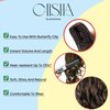 CAISHA 14" Wavy Clip On Ponytail With Butterfly Clip Hairpiece Heat-resistant Synthetic Fibres Brown Mix H96