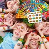 48 Hero 24PCS Hero Temporary Tattoos Sticker 24PCS Slap Bracelets Perfect for Themed Birthday Party Favors Baby Showers or Classroom Rewards Ideal Decor and Gifts for Girls and Boys