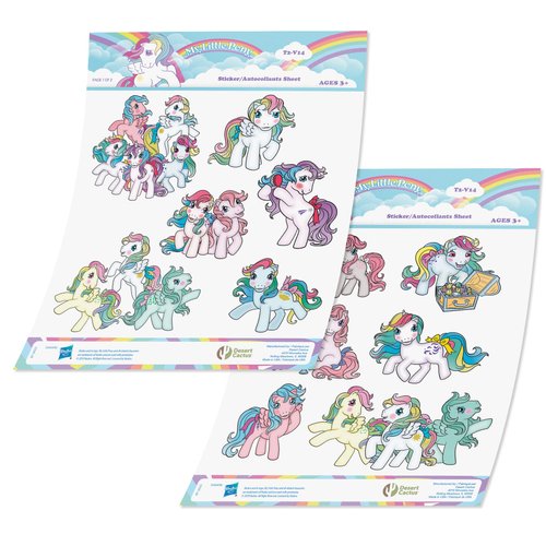 My Little Pony Sticker - 12 Stickers Vinyl Decal Laptop Water Bottle Car Scrapbook Decorations Birthday Favor Party Supplies (2-14)