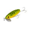 Arbogast Jitterbug Topwater Bass Fishing Lure, Excellent for Night Fishing, Frog Yellow Belly, 2 1/2" 3/8 oz