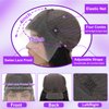 NKTU Deep Wave Lace Front Wigs Human Hair 200 Density Glueless Wigs for Women 13x4 HD Transparent Lace Front Wigs Pre Plucked with Baby Hair (22 Inch, Deep Wave Wigs)