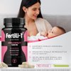 Fertili-t Female (90 Caps) Natural Fertility Support, Hormonal Balance & Prenatal Vitamins for Women, Conception Support, Natural Fertility Supplement with Aguaje & Red Maca (30-Day Supply) (1)
