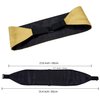 Dubulle Gold Paisley Cummerbund and Bowtie for Men Gold Bow Tie and Pocket Square