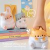 Cute Cat Stress Balls Squishy Toys,Foam Animal Shaped Stress Balls for Kids,Elastic Sensory Ball Party Favors Stress Relief Toy