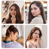 Giantree 20 Pcs Snap Hair Clips for Women, Metal Hair Barrettes Non-Slip 2.5" Hair Snap Clips for Women Thick and Thin Fine Hair (10 colors)