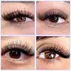 Volume Lash Extensions Easy Fan Volume Lashes .05 .07 8-14mm C/D Curl Mixed Self Fanning 4D 5D 6D~10D Easy Fan Cluster Rapid Automatic Blooming Lash Extensions by WENDY LASHES(0.05-CC, 8-14mm)