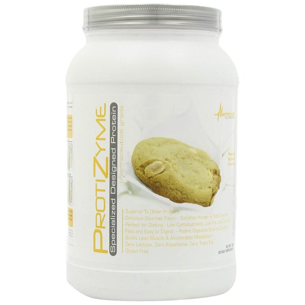 Metabolic Nutrition Protizyme, Standard Whey Protein Powder Peanut Butter Cookie - 2LB