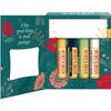 Burt’s Bees Holiday Gift, 4 Lip Balm Stocking Stuffer Products, Beeswax Bounty Assorted Set - Original Beeswax, Vanilla Bean, Cucumber Mint & Coconut Pear (Old Verison)