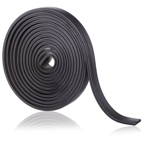 75 Inches Flexible Magnetic Strip Insert Shower Door Magnetic Strip Replacement Magnet Shower Door Replacement Parts Long Shower Door Strip for Framed Semi Framed Swinging Glass Shower Doors (1 Roll)