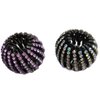 2 Pack Rhinestone Expandable Ponytail Holder, Bird Nest Hairs Clip Hair Tail Claw Clamps Bun Maker Accessory for Women