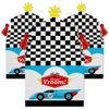 Big Dot of Happiness Let’s Go Racing - Racecar - Treat Box Party Favors - Race Car Birthday Party or Baby Shower Goodie Gable Boxes - Set of 12