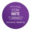 Rimmel Stay Matte Loose Powder, 001 Transparent, Face Loose Powder, Talc-free, Cruelty-free and Vegan, Lightweight, Soft Focus Effect, Soft Luxurious Applicator Puff​, 0.63oz
