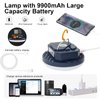 IODOO 10000mAh 4000LM Flashlight Portable LED Camping Lantern Rechargeable Light 30W with Magnet , IPX4 Waterproof Tent Light Power Failure Emergency Survival Kits Snowstorm Christmas Day Gift