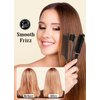 Slick Back Hair Brush Set: Hair Wax, Edge Brush, Rat Tail Comb, Bristle Brush, Hair Bun Accessories, Smoothing Brush for Women & Kids