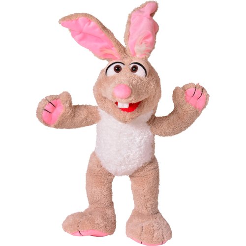 Living Puppets - Herbie The 24-Inch Big Rabbit, Plush Hand Puppet for Boys and Girls