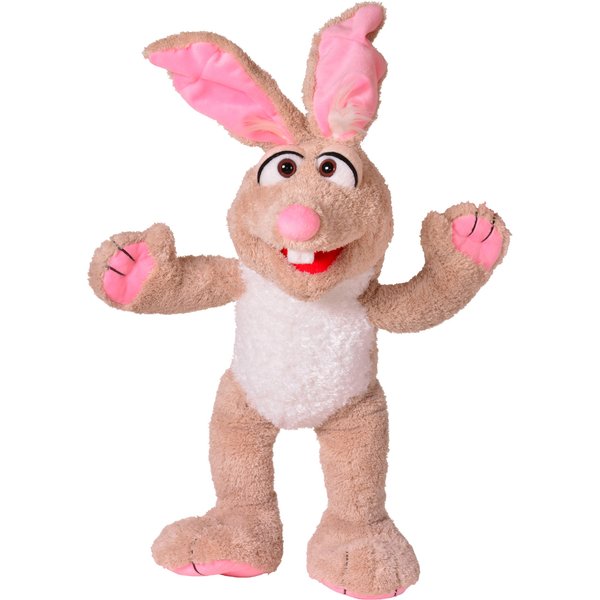 Living Puppets - Herbie The 24-Inch Big Rabbit, Plush Hand Puppet for Boys and Girls