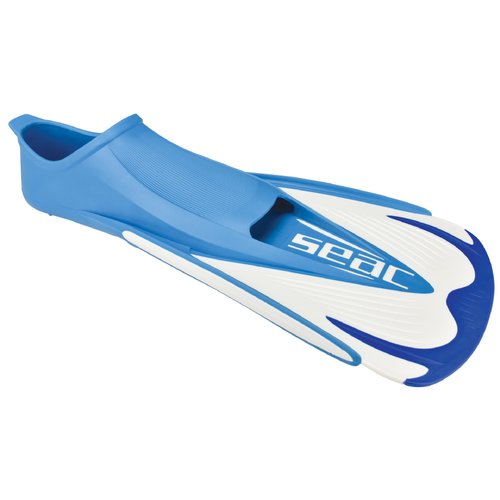 SEAC Men's Team Snorkeling Swim Fins, Blue, 8-9.5