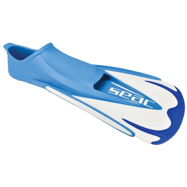 SEAC Men's Team Snorkeling Swim Fins, Blue, 8-9.5