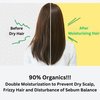 Moist Diane Natural & Organic Hair Shampoo with Pump, Hydrating Moisurizing Hair Shampoo for Dry, Damaged Hair, Sulfate & Silicon Free Japanese Haircare, Botanical Damage Repair 16.9 Fl Oz/500mL