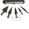 Cal-hawk 5pc Sae High Speed Steel w/ Cobalt Step Drill Set