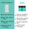PiperWai Natural Deodorant w/Activated Charcoal | Odor Protection, Vegan, Aluminum Free Deodorant for Women & Men | Travel Essential Shark Tank Product | 50g Scented Single Jar