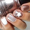 Whats Up Nails - Northern Star Vinyl Stencils for Christmas Nail Art Design (1 Sheet, 20 Stencils)