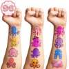 100 PCS Octopus Themed Birthday Party Favors Decorations Supplies Decor Octopus Ocean Under the Sea Animals Temporary Tattoos Stickers for Girls Boys Baby Shower Gifts Student School Prizes Rewards