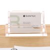 SANRUI Business Card Holder for Desk Clear Acrylic Business Card Display Business Card Stand Office
