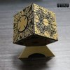 SUIZU Detachable Hellraiser Puzzle Box, Hellraiser Puzzle Box Functional, Deformation Detachable Lock Puzzle Box. with Base (Standard)