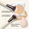 HALEYS Re-cover Pressed Powder Foundation Makeup (2.25) - Buildable Medium-to-Full Coverage, Oil Control & All-Day Comfortable Wear - Versatile Powder That Conceals Imperfections