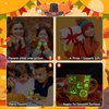 EMOME 204PCS Individually Wrapped Glow Thanksgiving Temporary Tattoo Stickers for Kids, Fall Festival Thanksgiving Games for Party Favors Decorations Supplies, Autumn Tattoos for Kids Girls Boys