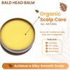 Bald Head Balm Moisturizer. Post Shave Polish for Bald Heads. Bald Scalp Conditioner Soothes Scalp Providing Lasting Softness, Shine, & Protection. Boaz Scent.