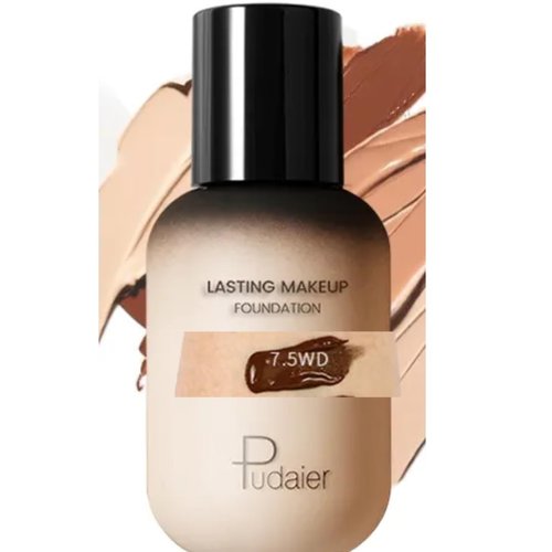 24-Hour (Color: #7.5WD-Warm Deep 7.5) Concealing Liquid Foundation For Face & Body Full Coverage - Invisible Pores, Covering Blemishes, 1 fl. oz.