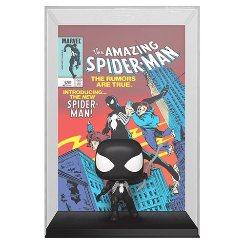 Funko Pop! Comic Covers #252 The Amazing Spider-Man Black Suit Display Case - Limited Edition Exclusive #40
