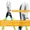 5 Blade Sheet Metal Hand Crimper Downspout Crimper for Venting Work/Ductwork/HVAC Stove Pipe, Crimping 20ga Steel and 28ga Stainless Steel