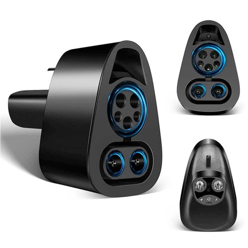 CCS1 to Tesla Charger Adapter, CCS to Tesla Adapter for Model 3 Y S X, [Safety Certified] CCS Combo 1 Adapter-up to 250 kW & 250A 500V DC, Compatible with Level 3 Fast Charging Station
