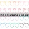 COCIDE 24Pcs Cat Ears Headbands Plastic Taylor Party Decorations Kitty Headbands for Girls Gabby Party Favors Birthday Supplies for Women Halloween Hair Accessories Hair Hoops Costume