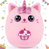 Birthday Gift Cat Plush Toys-11'' Pink Cat Plushies Anime Plush-Kawaii Birthday Plush Pink Gifts Cat Plushie Stuffed Animals Cute Plushies, Cat Plush Pillow Cat Plushie Birthday Gifts for Kids