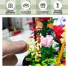 Flower Bouquet Building Sets,549pcs Rose Flower Plants,Forever Decorated flower set with Dust Cover,Building Blocks Sets gifts for Ages 8-12 yrs forOld Girl Christmas,Mother's Day,Valentine's Day
