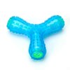 MPP 5" Wish Bone Dog Toy Durable Giggle Sound Gum Massaging Teeth Clean Chew Fetch (Full Set - Both Colors)