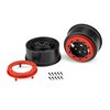 JConcepts Inc. Tremor SLH Rr/SLH 4x4 F/R wheel-BLK/RED BDLCK 2 JCO3391BR RC Tire