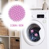 6 Pcs Dryer Balls, 2.5 in Reusable Laundry Soften and Fluff Laundry Washing Balls (Light Purple)